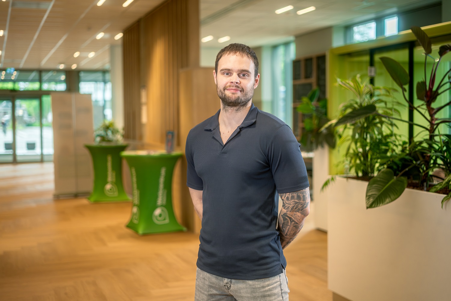 Fabian Tuin, gids in het Werkcentrum